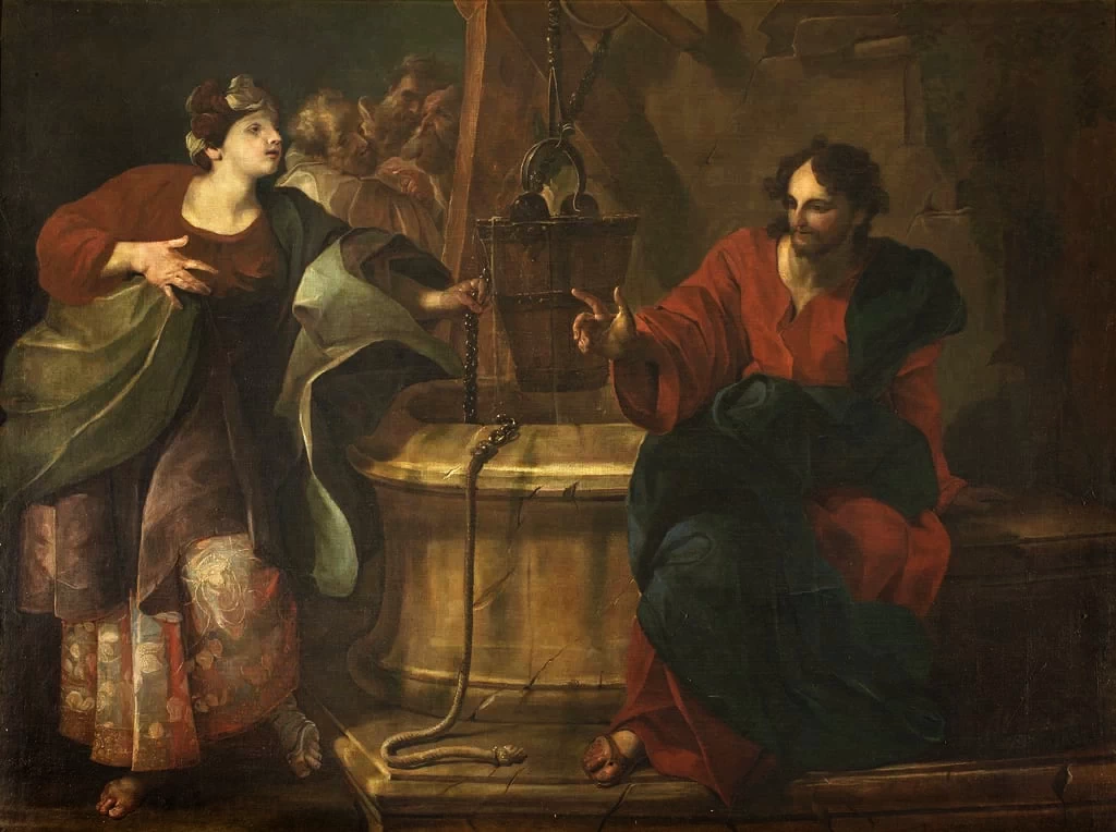  7-Paolo Pagani-Cristo e la Samaritana al pozzo-Chiesa di Santi Stefano e Lorenzo, Olgiate Olona, Varese 